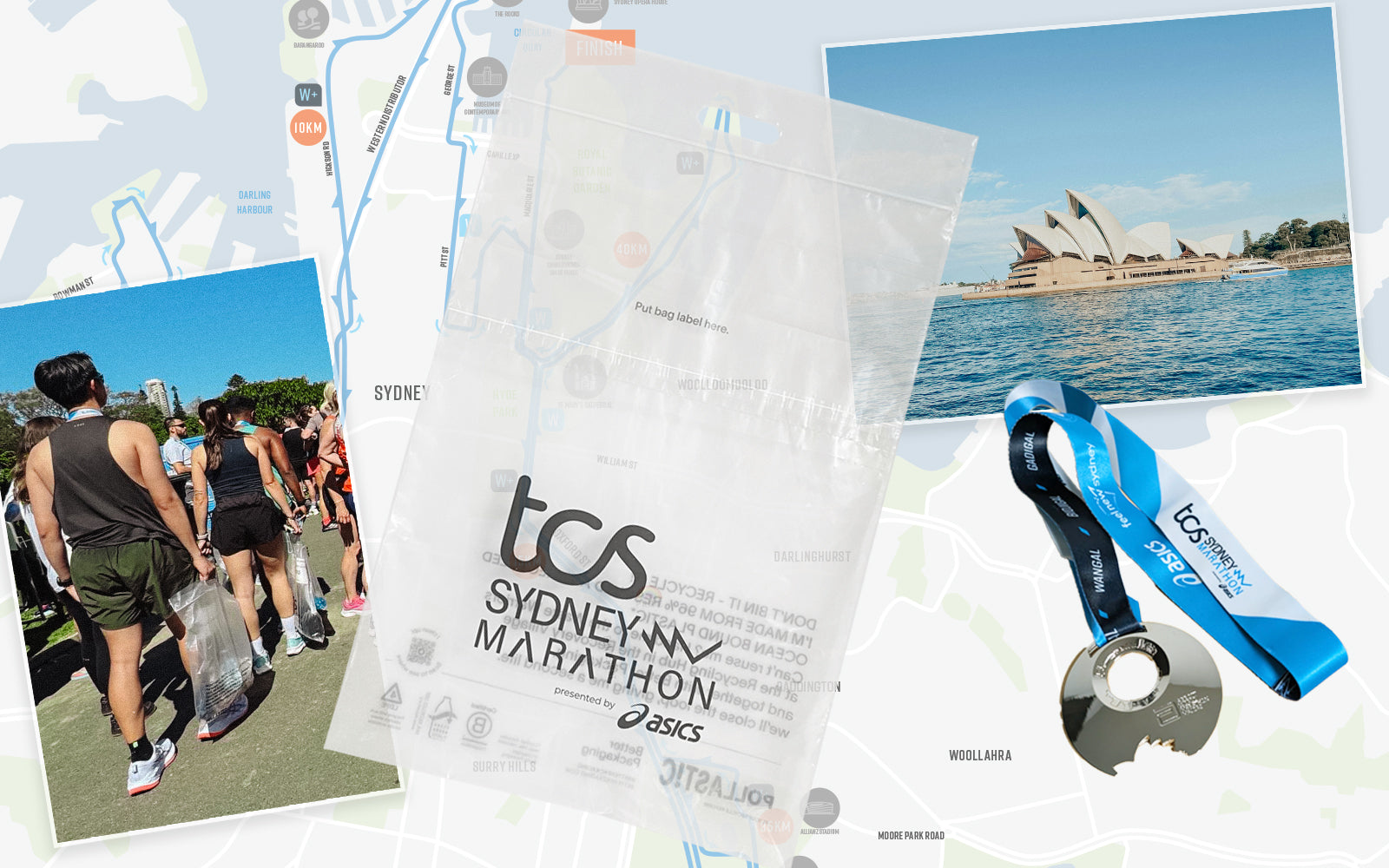 Sydney Marathon runs toward a cleaner future: Gear Bags made from Ocean-Bound Plastic