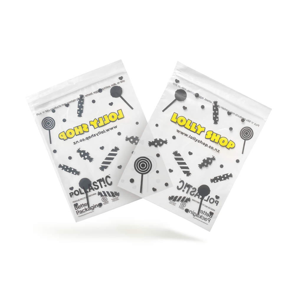 Custom POLLAST!C Resealable Bags